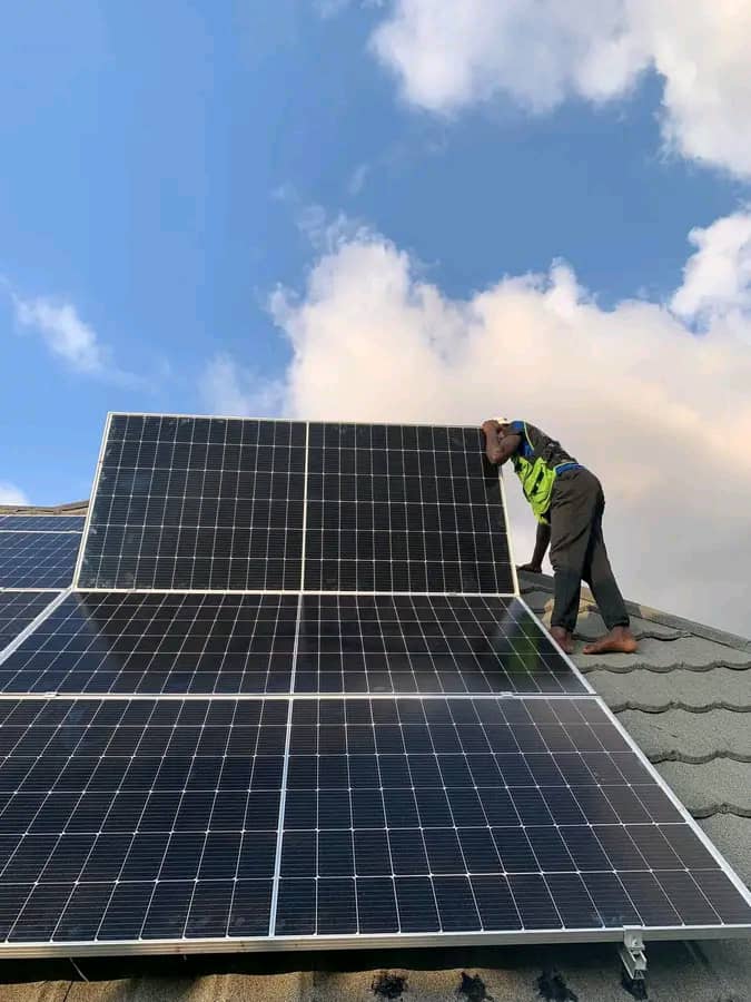 Rooftop Solar Panel Installation